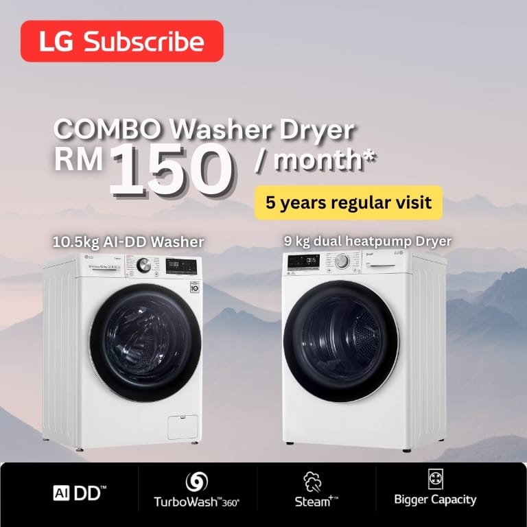 LG washer dryer combo promotion