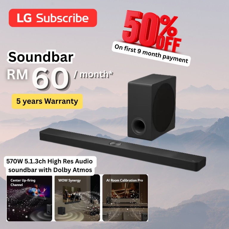 New Soundbar LGsubscribe Promotion - May 2026