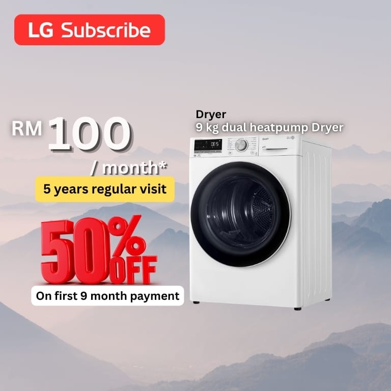 New Washer LGsubscribe Promotion - May 2026