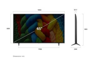 LG 65″ LG Premium 4K UHD AI TV view 4