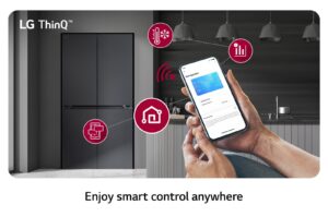 LG 665L French Door Fridge view 3